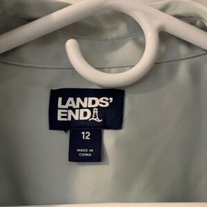 Lands' End Soft Blue Blouse